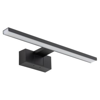 CEZANNE S stenska svetilka LED 8W toplo bela IP44 pravokotna črna