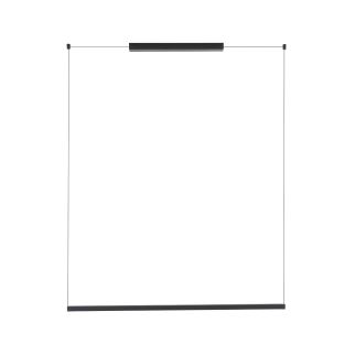 CL H PRO viseča svetilka LED 29W toplo bela linijska črna