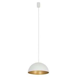 HEMISPHERE SUPER S viseča svetilka GX53 okrogla bela/zlata