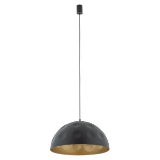 HEMISPHERE HTI L viseča svetilka E27 okrogla črna/zlata