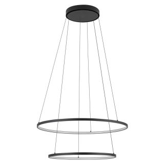 CIRCOLO viseča svetilka LED 35W toplo bela okrogla črna/bela