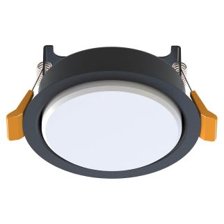 UNO S stropna svetilka GX53 okrogla črna