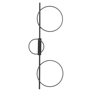 CIRCOLO stenska svetilka LED 33W dnevno bela okrogla črna/bela