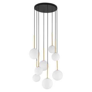 KARO VIII viseča svetilka G9 okrogla črna/zlata