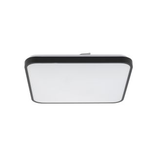 AGNES plafonjera svetilka LED 32W toplo bela IP44 kvadratna črna