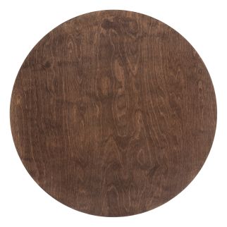 RING XXL stenska svetilka LED 22W toplo bela okrogla dark wood/črna