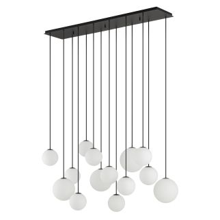 SNOWBALL XIV viseča svetilka LED G9 okrogla črna/bela