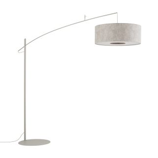 POISE talna svetilka E27 okrogla bež/silk gray