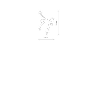 BALLERINA nosilec kablov silk gray