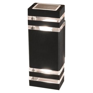 RIO II stenska svetilka E27 IP54 črna/prozorna