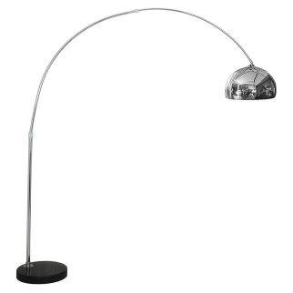 COSMO S stoječa svetilka E27 krom/črna