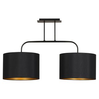 ALICE II M viseča svetilka E27 črna/črna