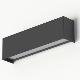 STRAIGHT stenska svetilka E14 antracit/bela