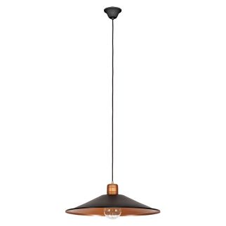 GARRET I M viseča svetilka E27 chocolate/bakrena