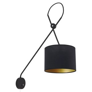 VIPER I stenska svetilka E14 črna/črna