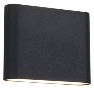 SEMI stenska svetilka LED 7,2W toplo bela IP54 antracit