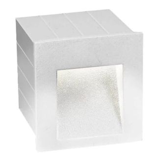 STEP stenska svetilka LED 3W toplo bela IP44 bela