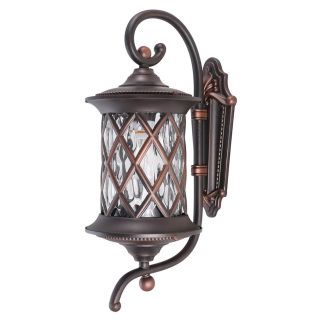 LANTERN stenska svetilka E27 black with a copper patina/prozorna