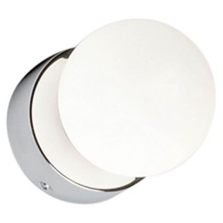 BRAZOS I stenska svetilka G9 IP44 bela/krom