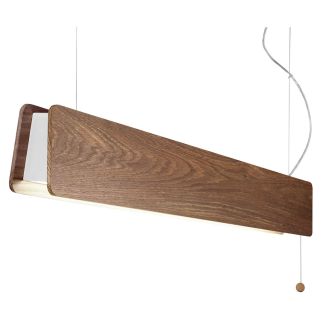 OSLO 90 viseča svetilka LED 16W smoked oak/bela