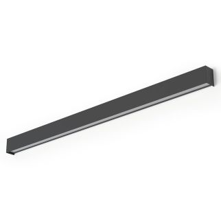 STRAIGHT L stenska svetilka LED 22W antracit/bela