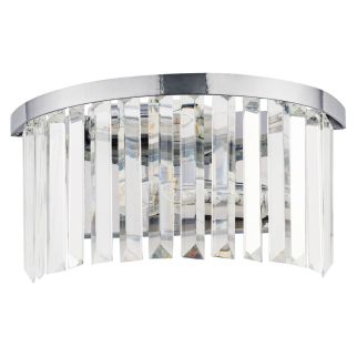 CRISTAL stenska svetilka E14 prozorna/srebrna