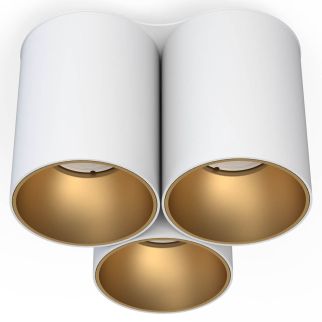 EYE TONE III stropna svetilka GU10 bela/zlata