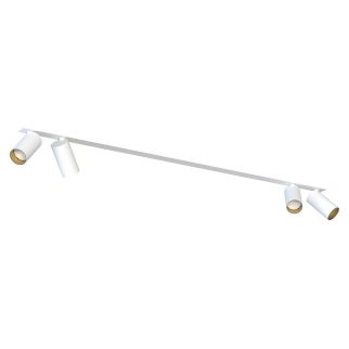 MONO SURFACE IV stropna svetilka GU10 bela/zlata