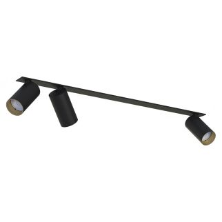 MONO SURFACE III stropna svetilka GU10 črna/zlata