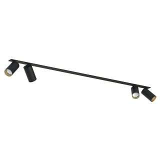 MONO SURFACE IV stropna svetilka GU10 črna/zlata