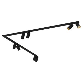 MONO CORNER VIII stropna svetilka GU10 črna/zlata