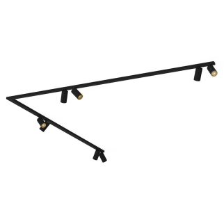 MONO CORNER VIII stropna svetilka GU10 črna/zlata