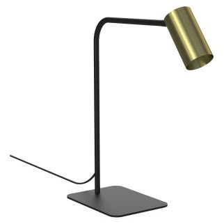 MONO TABLE namizna svetilka GU10 medenina/črna