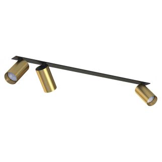 MONO SURFACE III stropna svetilka GU10 medenina/črna