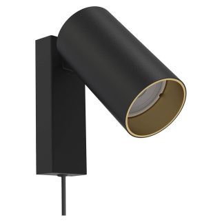 MONO KINKIET I stenska svetilka GU10 črna/zlata