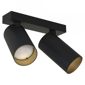 MONO II stropna svetilka GU10 črna/zlata