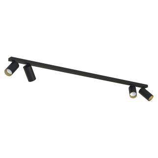 MONO IV stropna svetilka GU10 črna/zlata