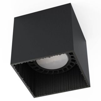 GROOVE stropna svetilka GU10 ES111 kocka črna