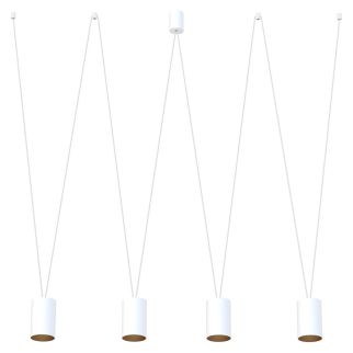 MORE TONE IV viseča svetilka GU10 bela/zlata