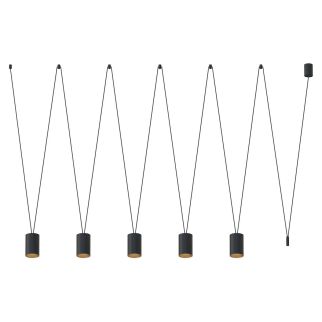 MORE TONE V viseča svetilka GU10 črna/zlata