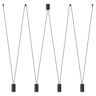 MORE EYE IV viseča svetilka GU10 črna