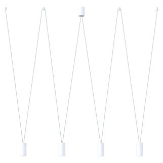 MORE EYE IV viseča svetilka GU10 bela