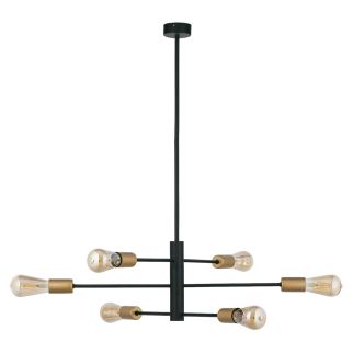 ROTOR viseča svetilka E27 črna/zlata