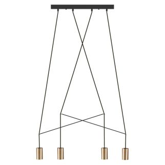 IMBRIA IV viseča svetilka GU10 medenina/črna