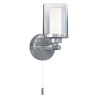 VISTA stenska svetilka G9 IP44 krom/prozorna