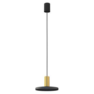 HERMANOS B viseča svetilka GU10 črna/medenina