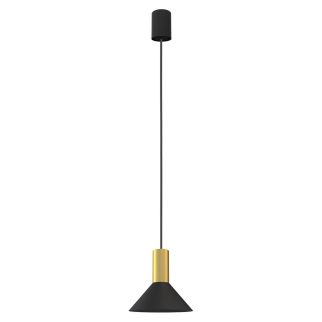 HERMANOS A viseča svetilka GU10 črna/medenina