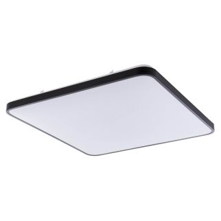 AGNES stropna svetilka LED 64W toplo bela IP44 kvadratna črna/bela