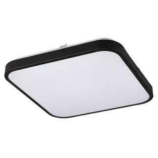 AGNES stropna svetilka LED 16W dnevno bela IP44 kvadratna črna/bela