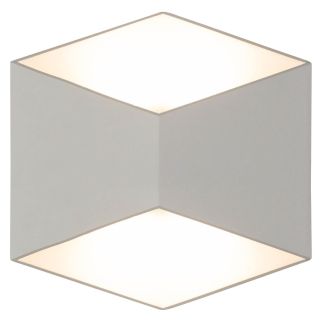 TRIANGLES stenska svetilka LED 2x5W toplo bela bela